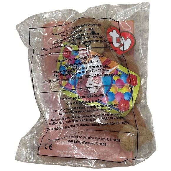 Ty Teenie Beanie Baby Named Bongo the Monkey! - Picture 2 of 2